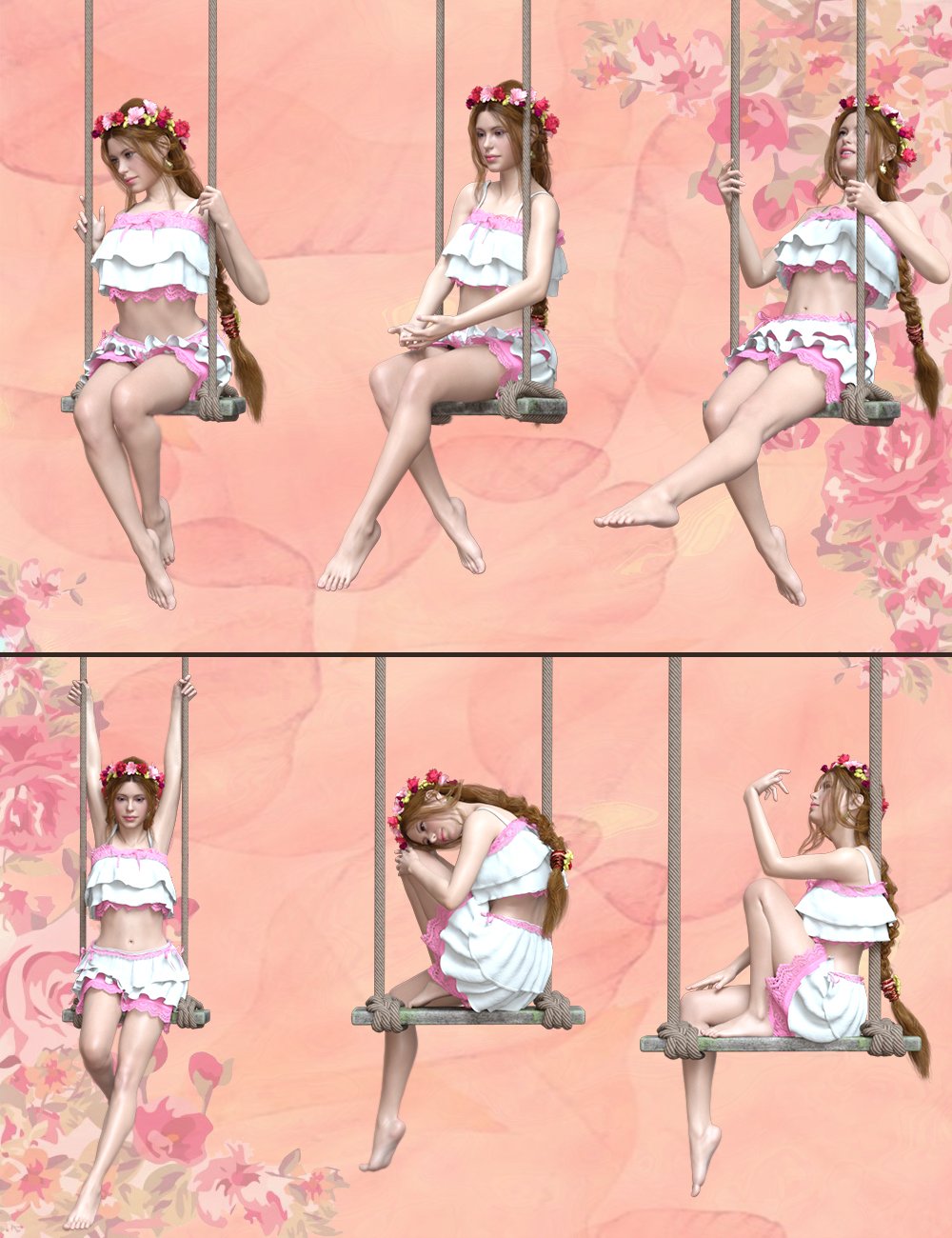 Swing Poses for Genesis 8 Female Swing Poses for Genesis 8 Female by: Ensary, 3D Models by Daz 3D