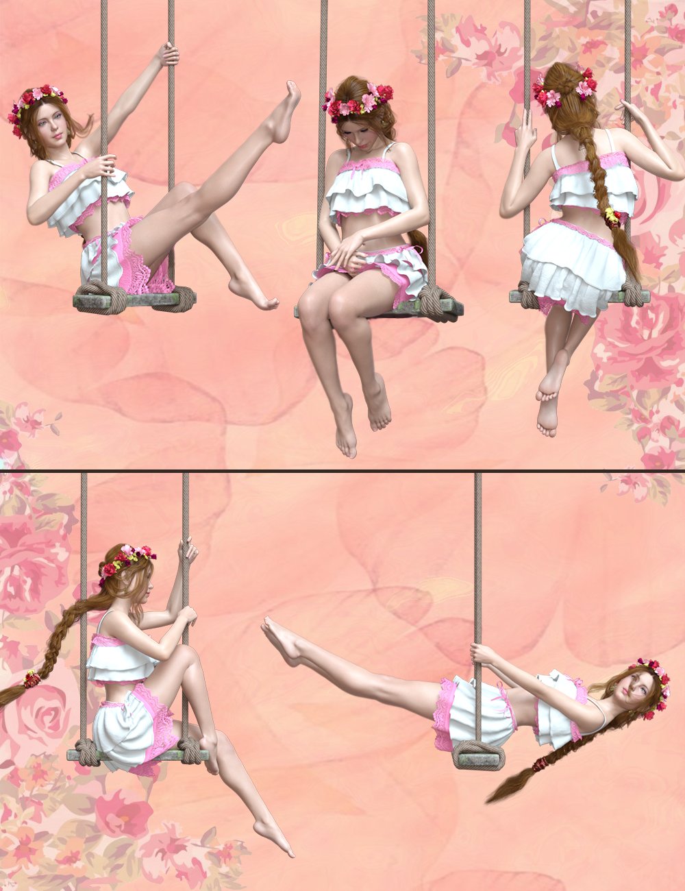 Swing Poses for Genesis 8 Female Swing Poses for Genesis 8 Female by: Ensary, 3D Models by Daz 3D