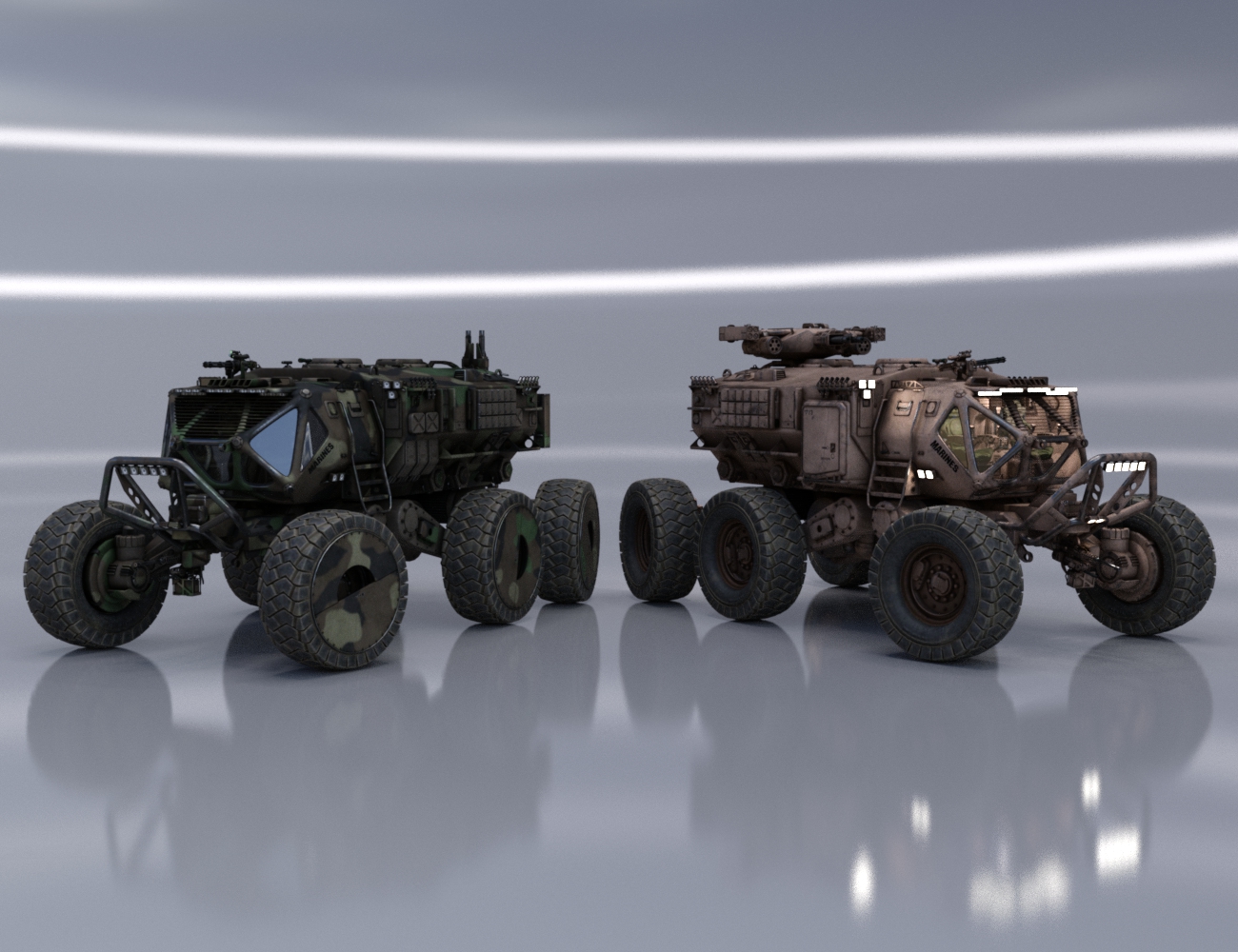 HVPC Combat Manned Rover HVPC Combat Manned Rover by: DzFire, 3D Models by Daz 3D