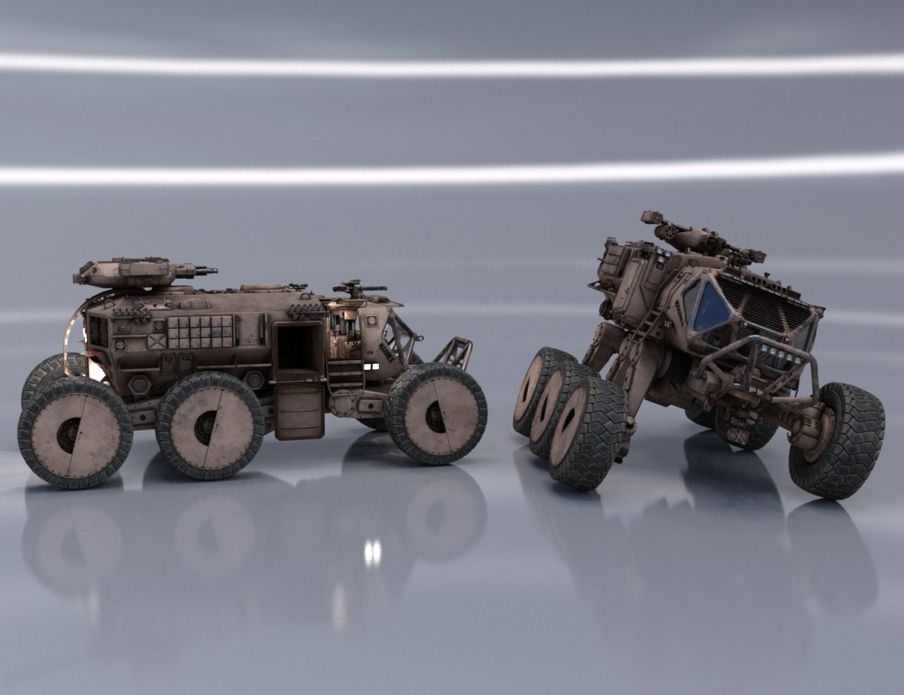 HVPC Combat Manned Rover HVPC Combat Manned Rover by: DzFire, 3D Models by Daz 3D