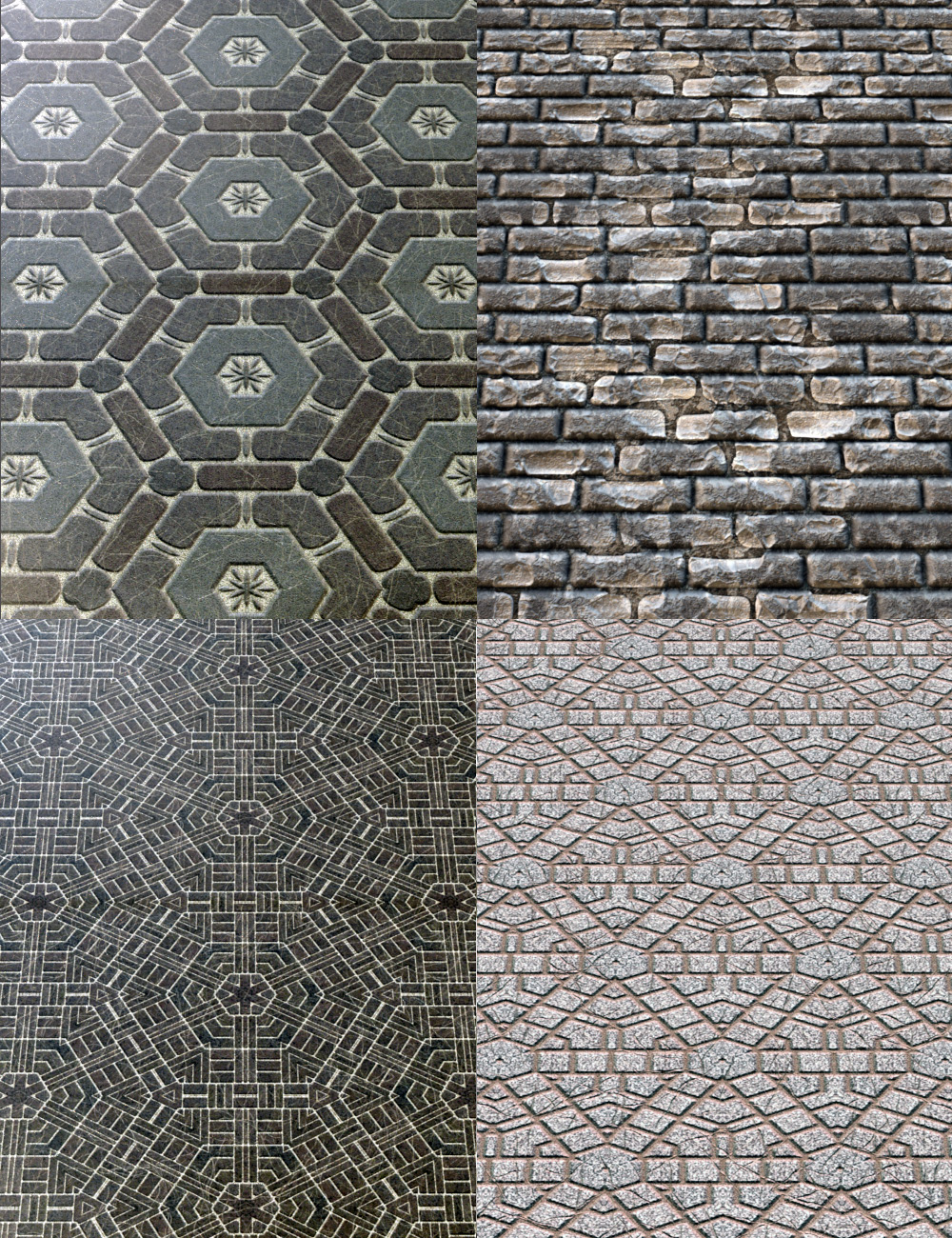 Stone Floors and Walls Shader Presets and Merchant Resource by: SF-Design, 3D Models by Daz 3D