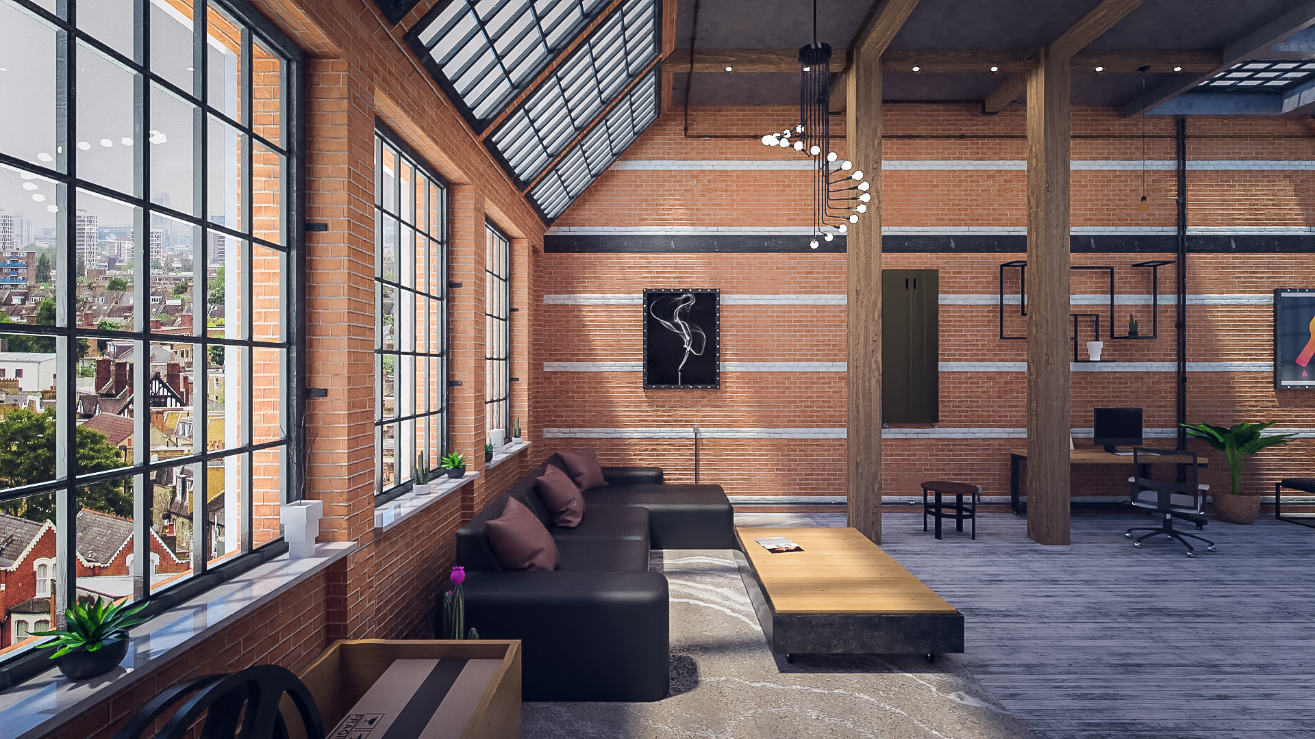 TS Streamlined Living Room by: Tesla3dCorp, 3D Models by Daz 3D