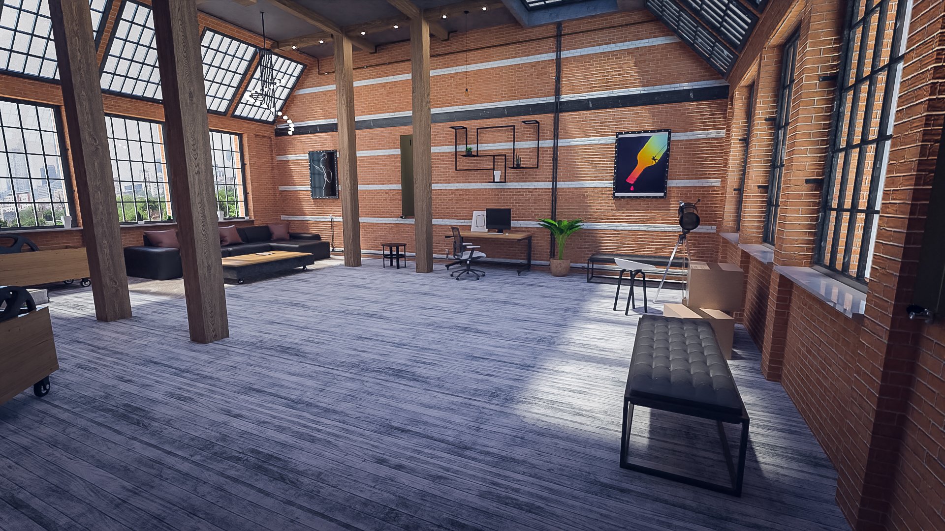 TS Streamlined Living Room TS Streamlined Living Room by: Tesla3dCorp, 3D Models by Daz 3D