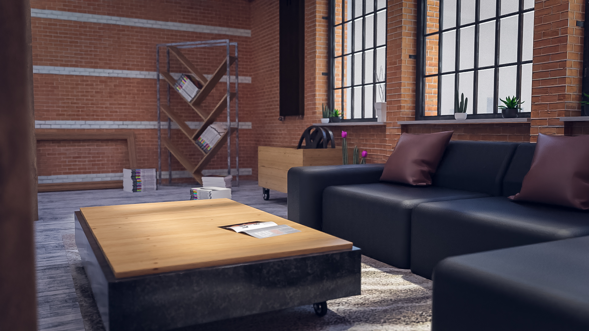 TS Streamlined Living Room TS Streamlined Living Room by: Tesla3dCorp, 3D Models by Daz 3D