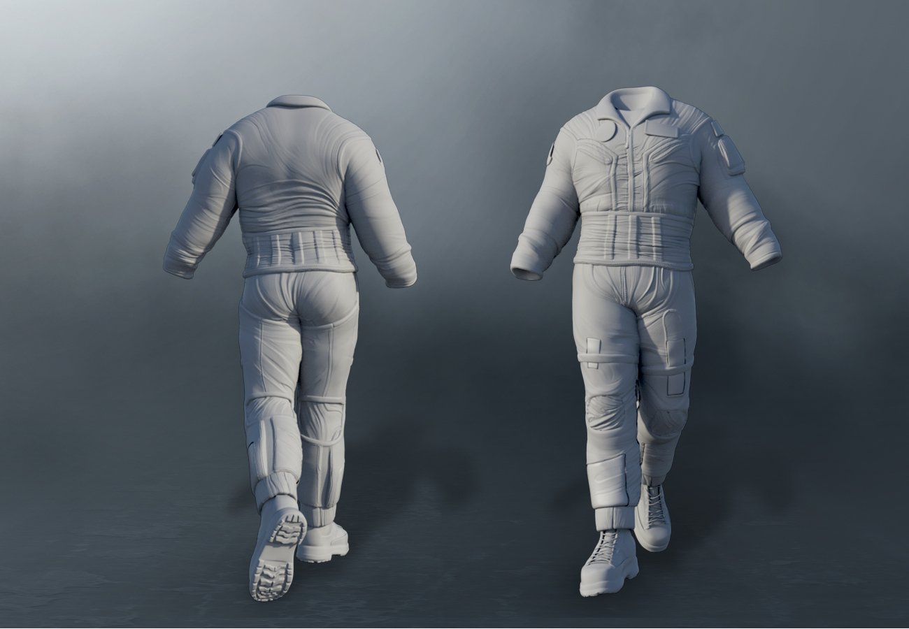 Flight Suit Outfit for Dain 8 and Genesis 8 Male(s) by: , 3D Models by Daz 3D
