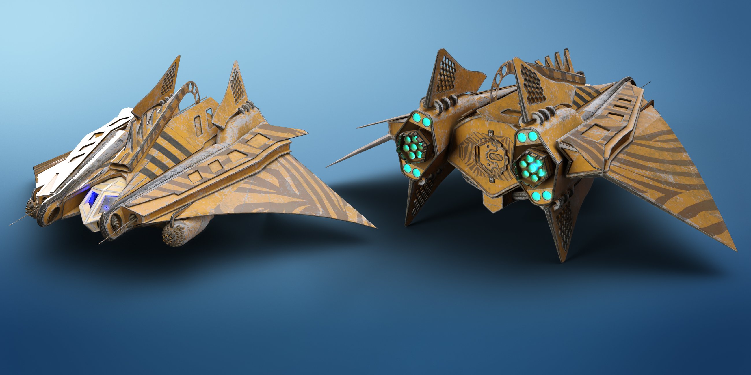 Sci-Fi Spaceship : Judgement by: JGreenleesSade, 3D Models by Daz 3D
