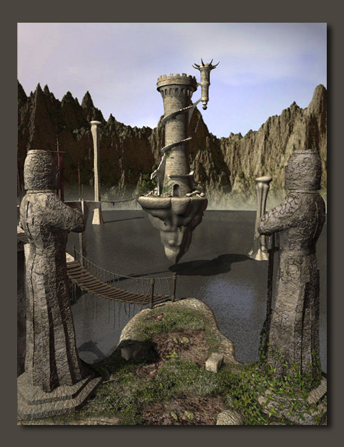 Dragon Island by: Faveral, 3D Models by Daz 3D
