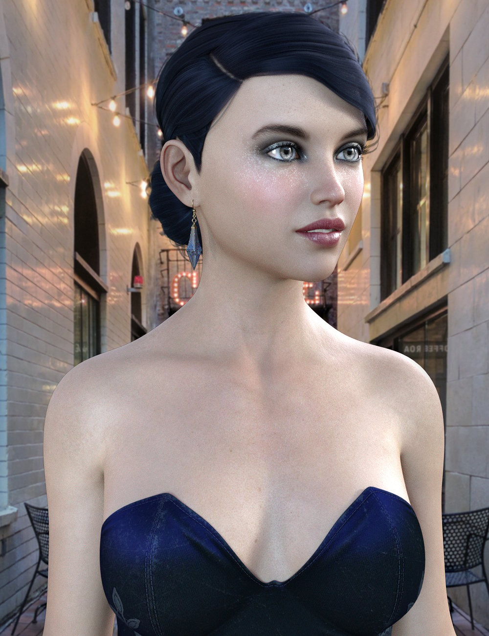 Adia Hair for CJ 8 and Genesis 8 Female(s) by: Propschick, 3D Models by Daz 3D