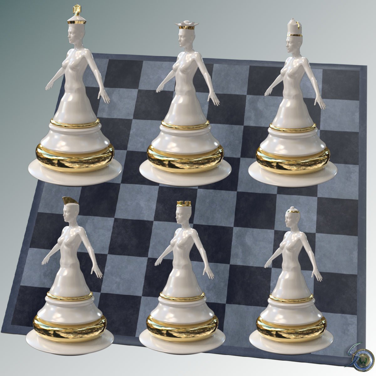 Chess for Genesis 8 Chess for Genesis 8 by: Silent Winter, 3D Models by Daz 3D