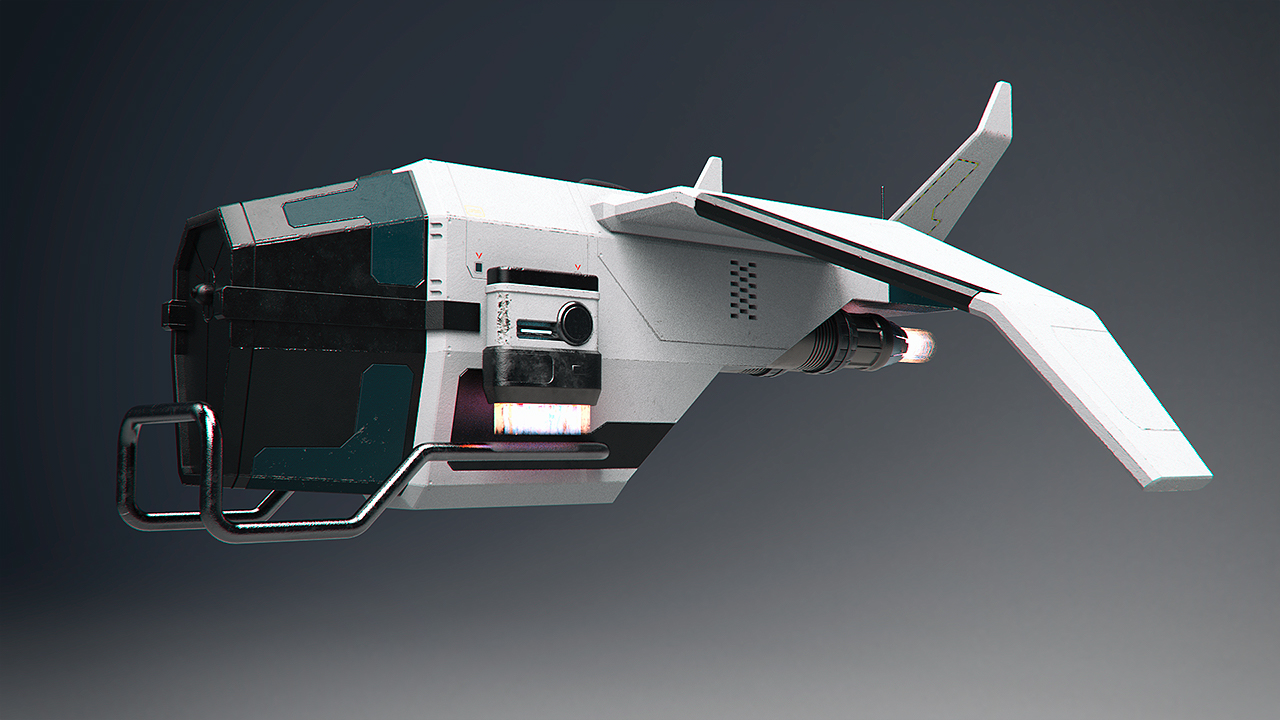 Sci-fi Drone by: Mely3D, 3D Models by Daz 3D