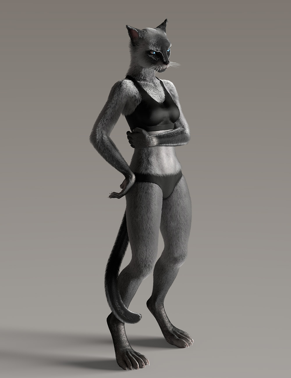 OsoDreamer's FelineFolk for Genesis 8 Female Addon by: Oso3DDisparateDreamer, 3D Models by Daz 3D