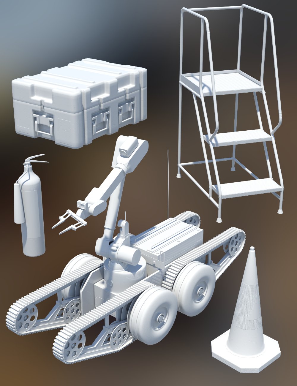 Supercollider Clutter by: Merlin Studios, 3D Models by Daz 3D