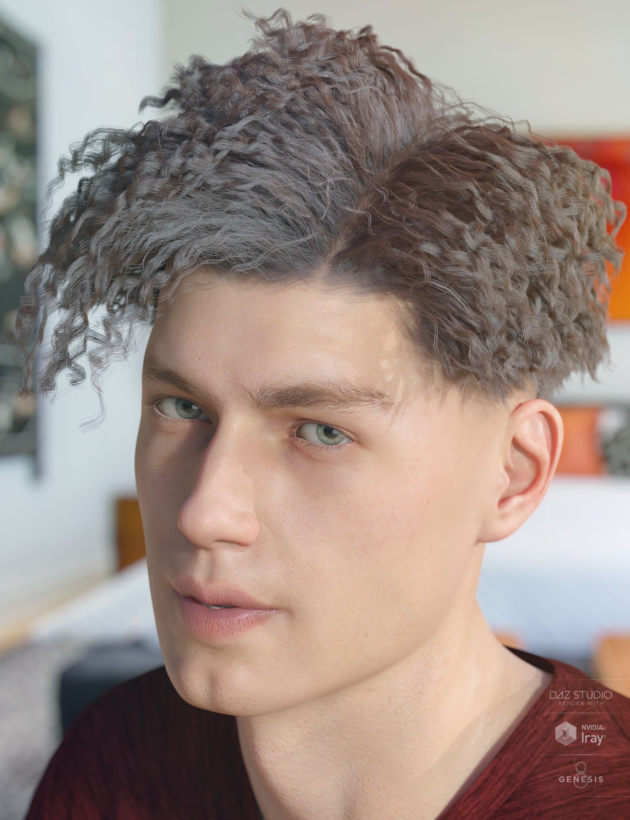 dForce Hayden Hair for Genesis 8 dForce Hayden Hair for Genesis 8 by: AprilYSH, 3D Models by Daz 3D
