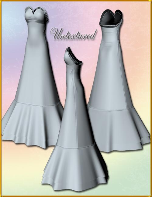 V4 Summer Gown by: karanta, 3D Models by Daz 3D
