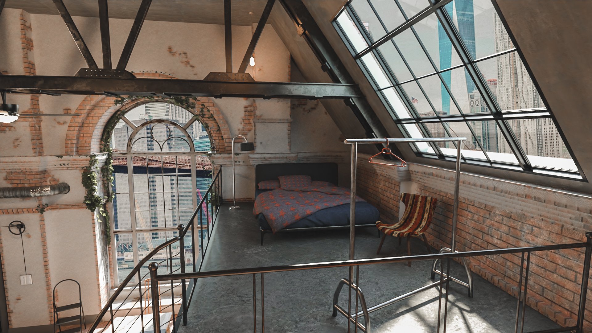 Old Manhattan Apartment Old Manhattan Apartment by: clacydarch3d, 3D Models by Daz 3D