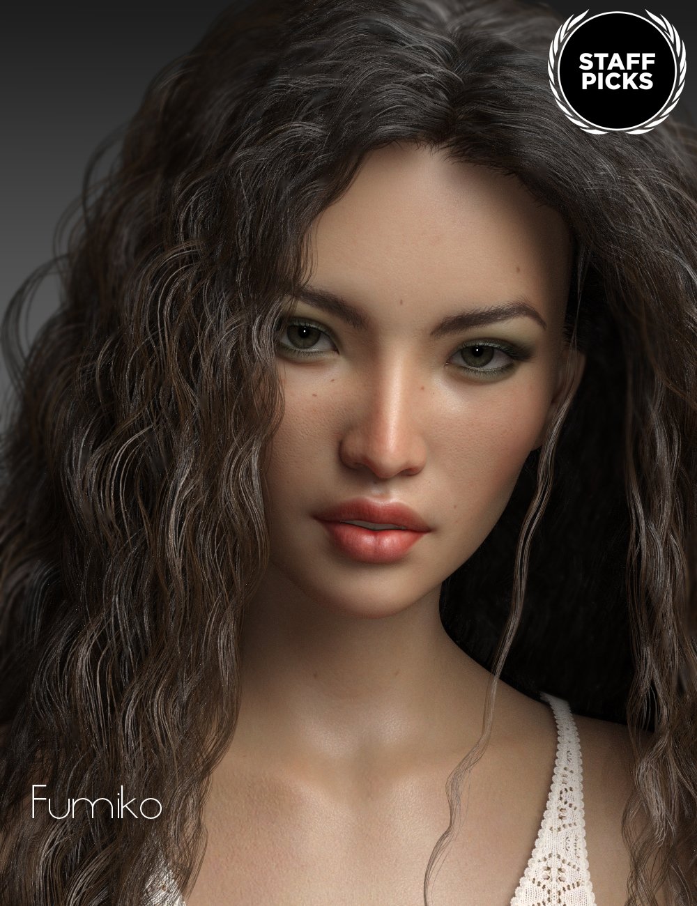 P3D Fumiko for Genesis 8 Female by: P3Design, 3D Models by Daz 3D