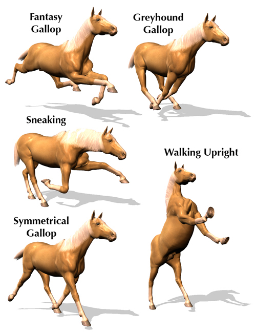 Fantasy Horse Action by: Don Albert, 3D Models by Daz 3D