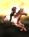 Fantasy Horse Action by: Don Albert, 3D Models by Daz 3D