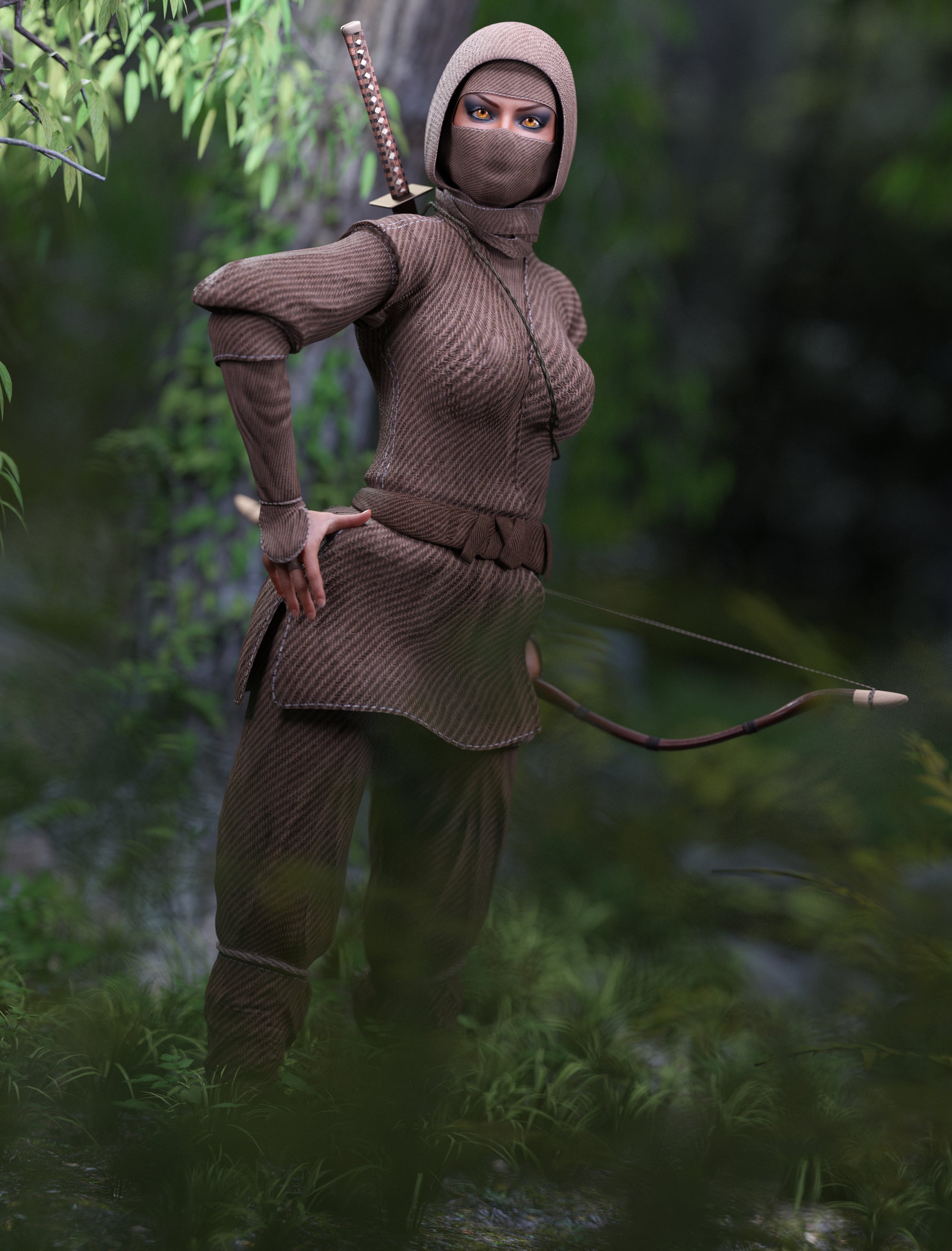 dForce Ninjitsu Outfit for Genesis 8 Female(s) dForce Ninjitsu Outfit for Genesis 8 Female(s) by: GreybroSixus1 Media, 3D Models by Daz 3D