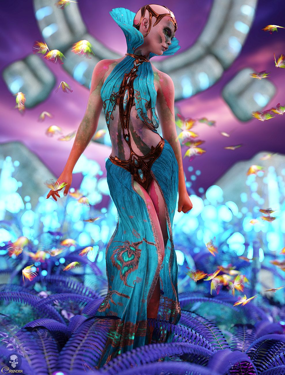 dForce Ridge Outfit for Genesis 8 Female dForce Ridge Outfit for Genesis 8 Female by: ArkiShox-Design, 3D Models by Daz 3D