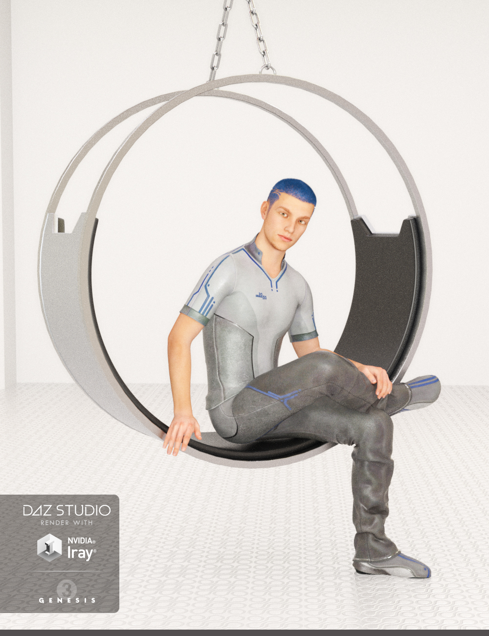 Model Magazine Poses for Genesis 3 and 8 Male(s) by: Muscleman, 3D Models by Daz 3D