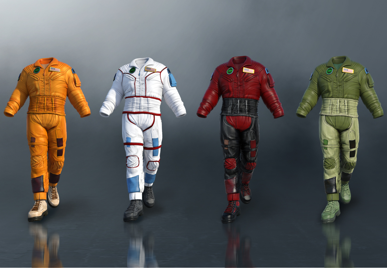 Flight Suit Outfit Textures by: , 3D Models by Daz 3D