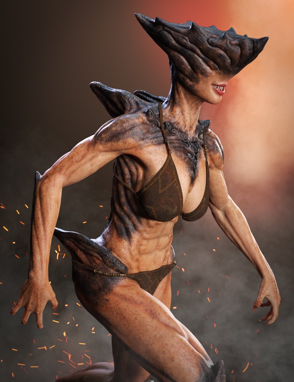 Uber Demoness HD for Genesis 8 Female by: JoLab1985, 3D Models by Daz 3D