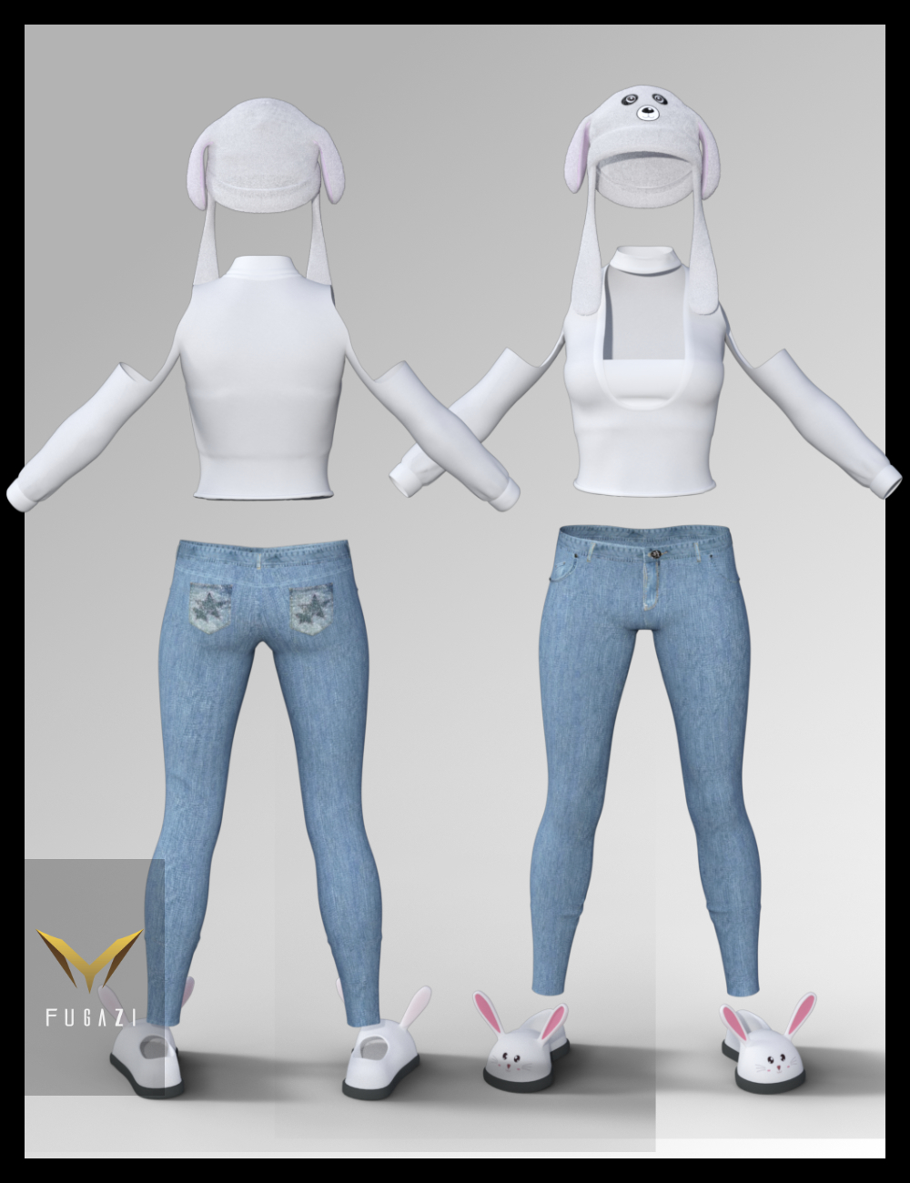FG Gamer Outfit by: Fugazi1968Ironman, 3D Models by Daz 3D