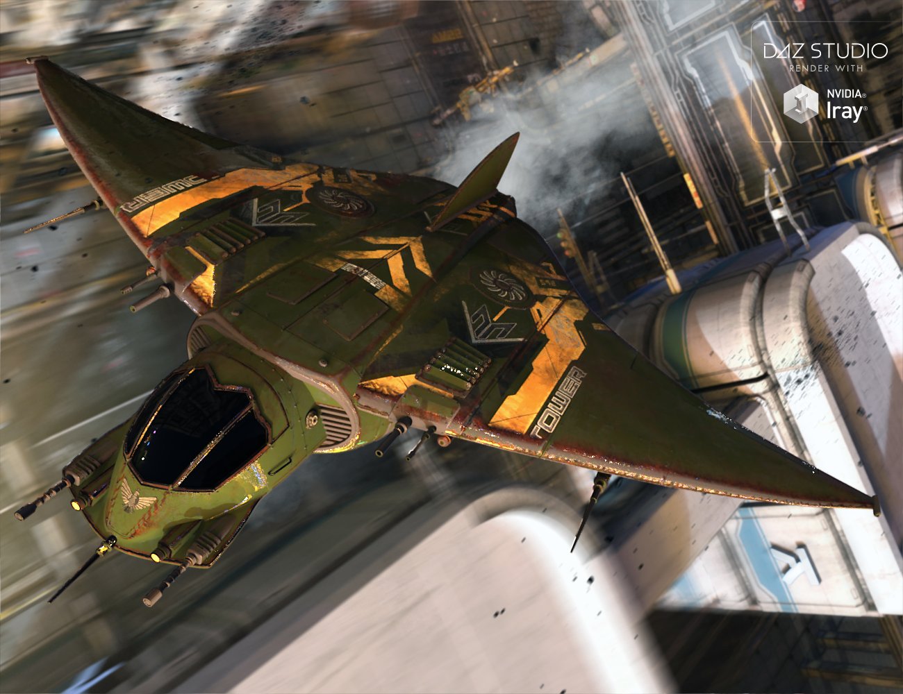 Starship Stingray : Liberator Starship Stingray : Liberator by: JGreenleesSade, 3D Models by Daz 3D