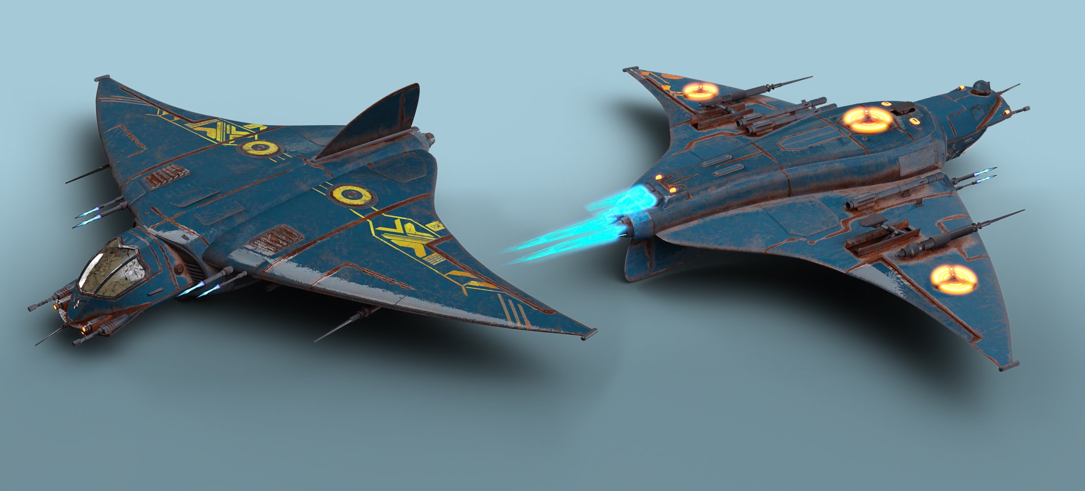 Starship Stingray : Liberator by: JGreenleesSade, 3D Models by Daz 3D