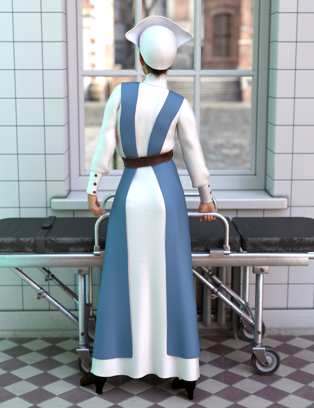 dForce Vintage Nurse for Genesis 8 Females dForce Vintage Nurse for Genesis 8 Females by: Moonscape GraphicsRavenhairSade, 3D Models by Daz 3D