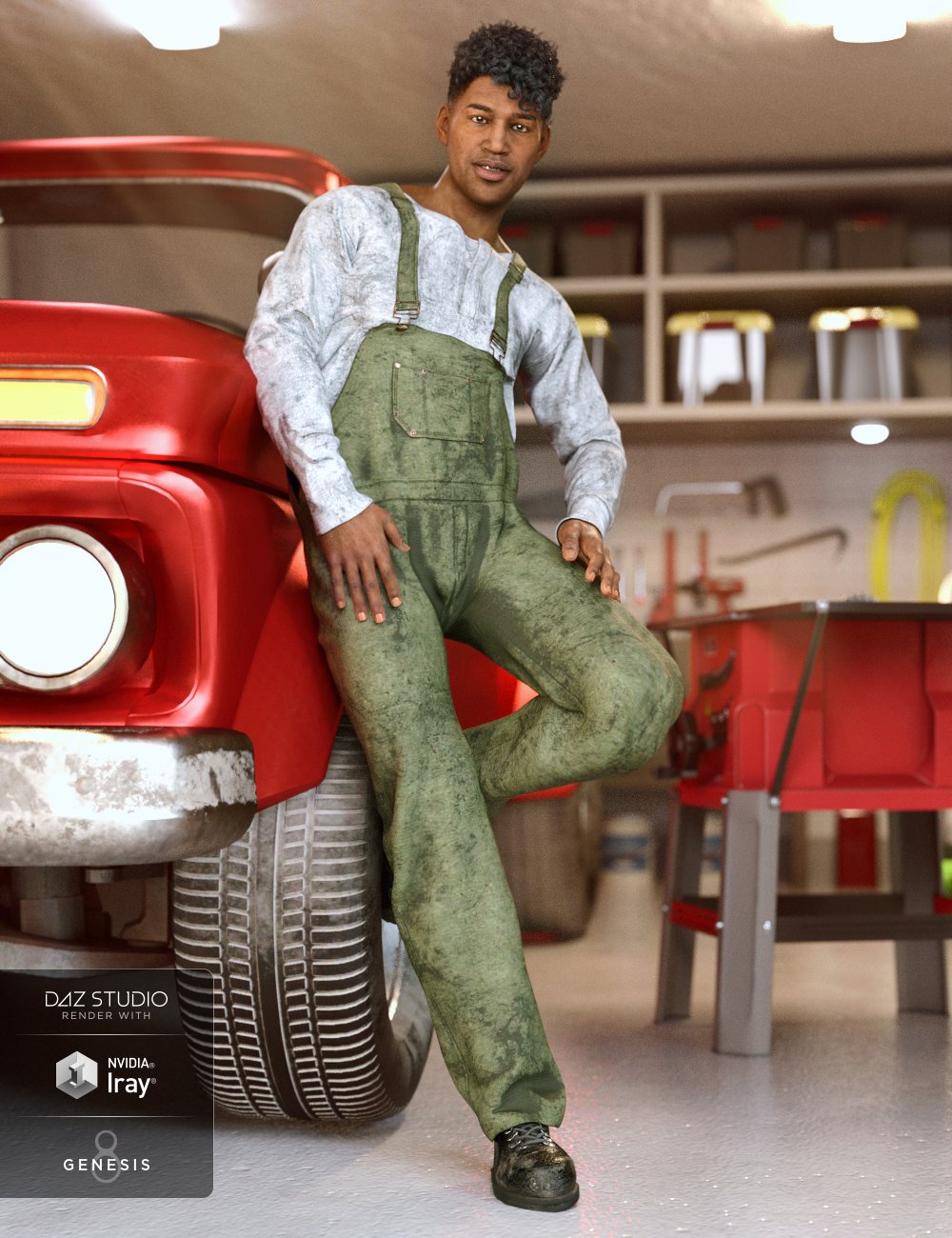 Lift and Haul Outfit Textures by: Moonscape GraphicsSade, 3D Models by Daz 3D