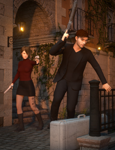 Spy Moves For Genesis 8 by: Reisormocap, 3D Models by Daz 3D