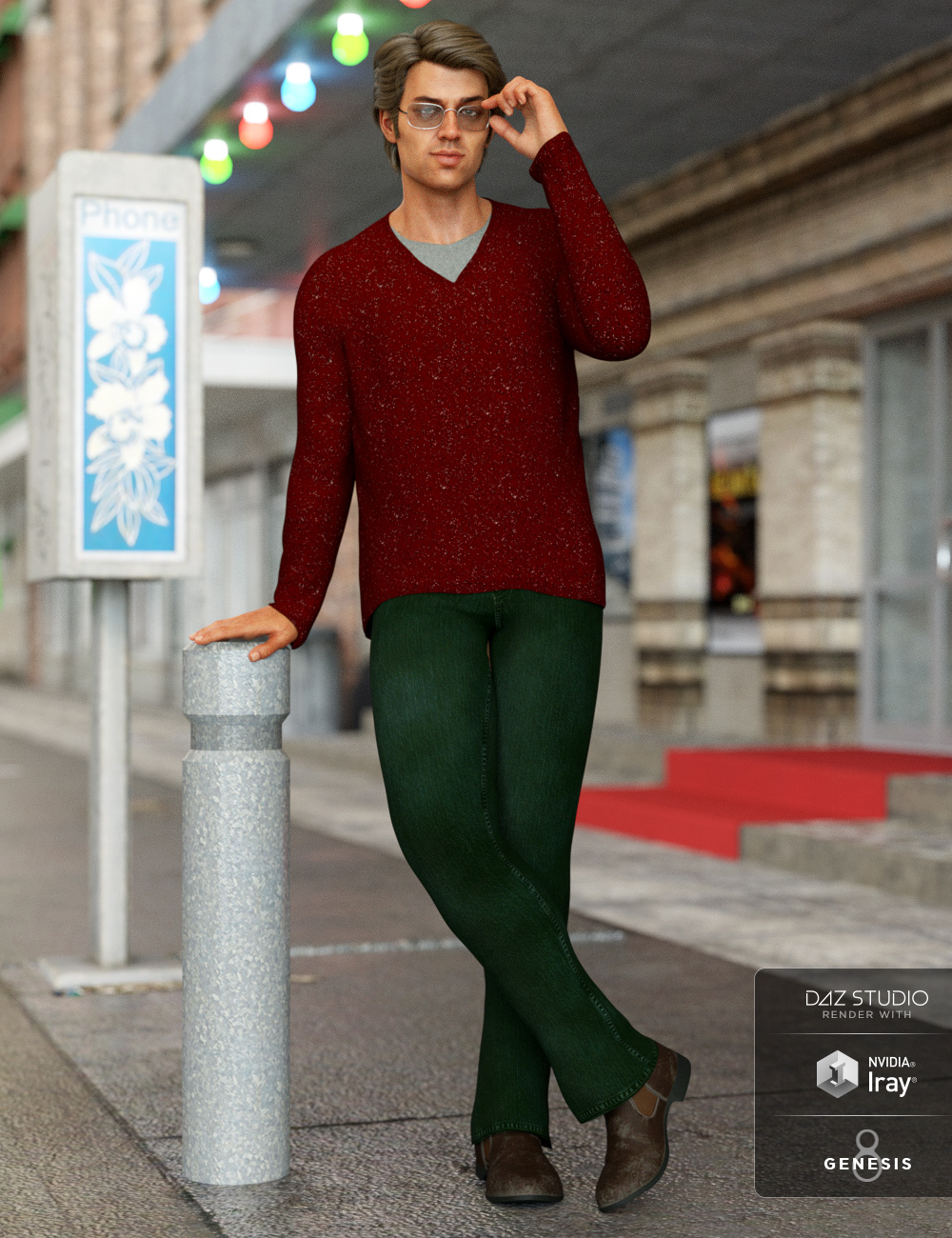 dForce Winston Avenue Outfit Textures by: Anna Benjamin, 3D Models by Daz 3D