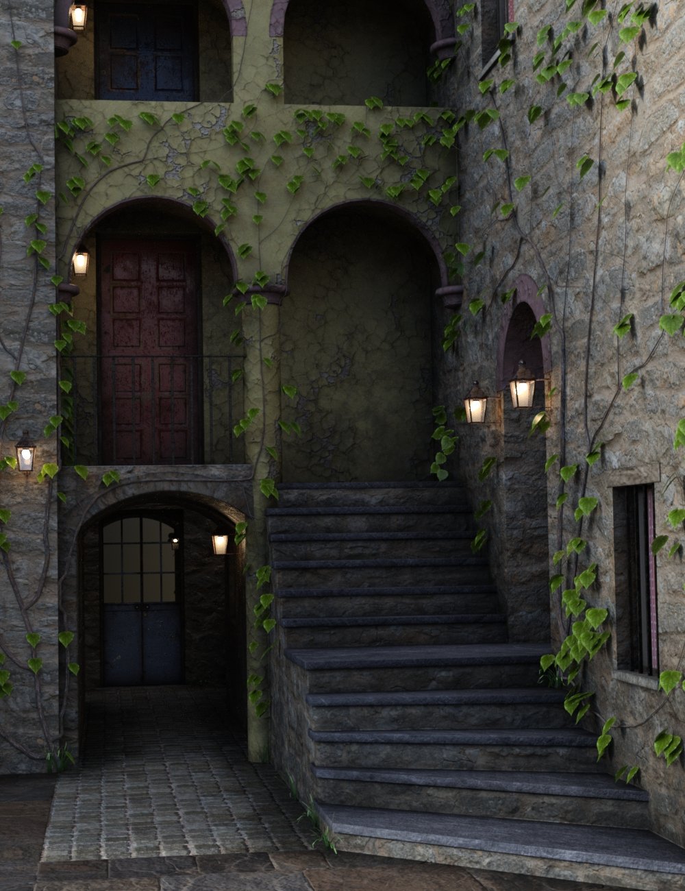 Piazza Vecchia Piazza Vecchia by: TangoAlpha, 3D Models by Daz 3D