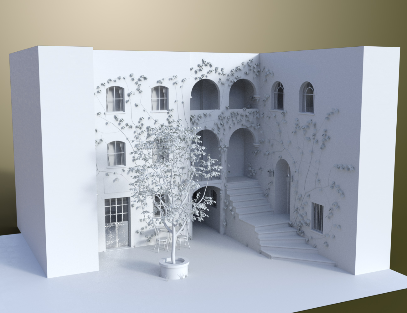 Piazza Vecchia by: TangoAlpha, 3D Models by Daz 3D