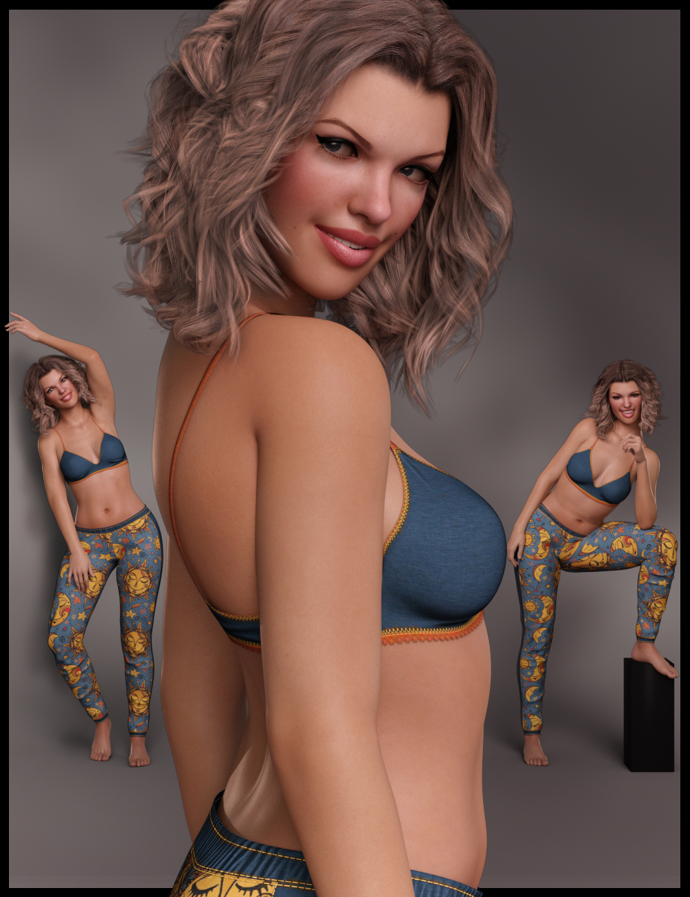 Casually Poses for Genesis 8 Female by: lunchlady, 3D Models by Daz 3D