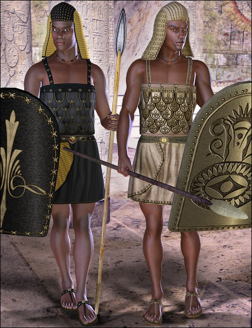 Egyptian Knight Textures by: , 3D Models by Daz 3D