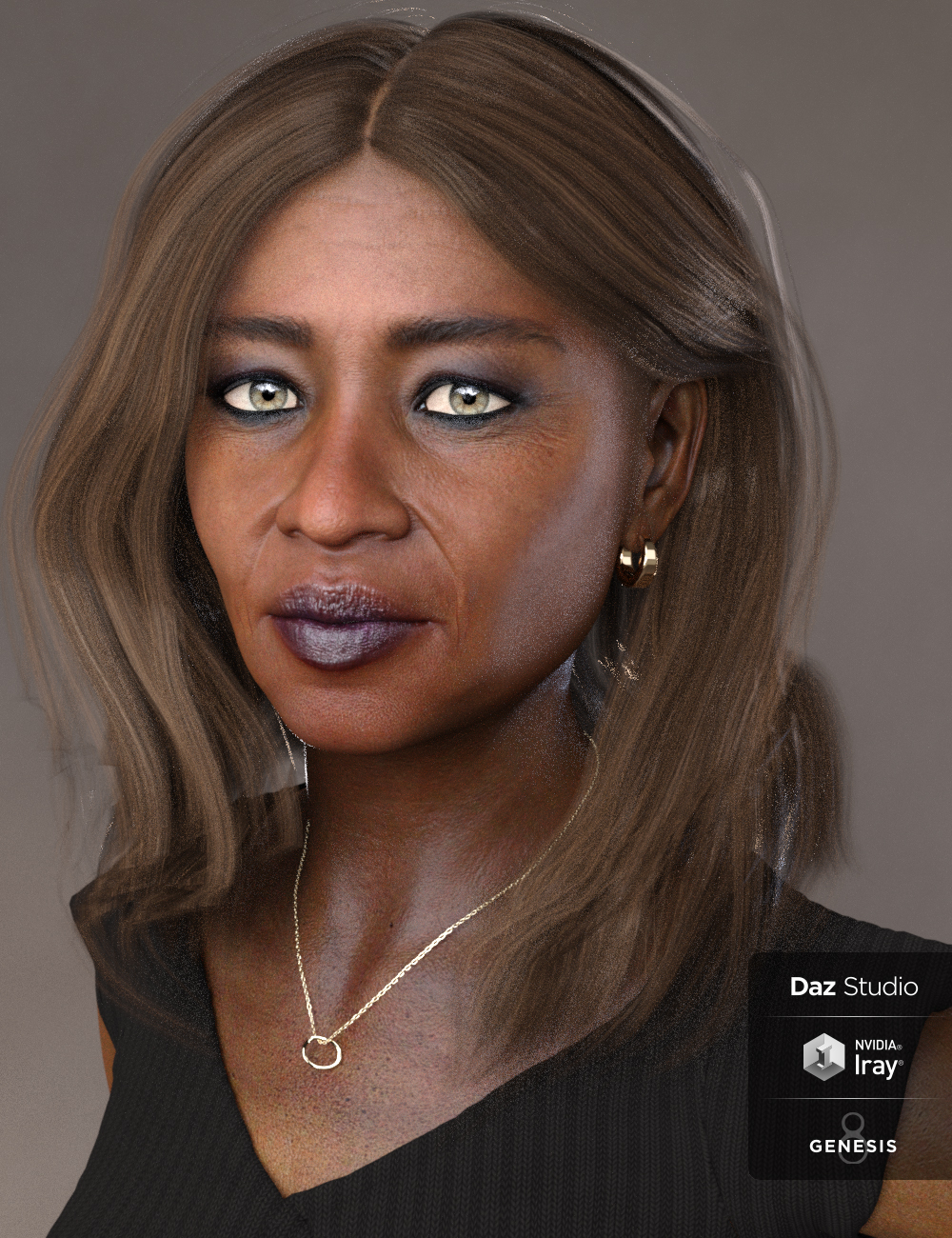 Mama T HD for Nida 8 by: SR3, 3D Models by Daz 3D