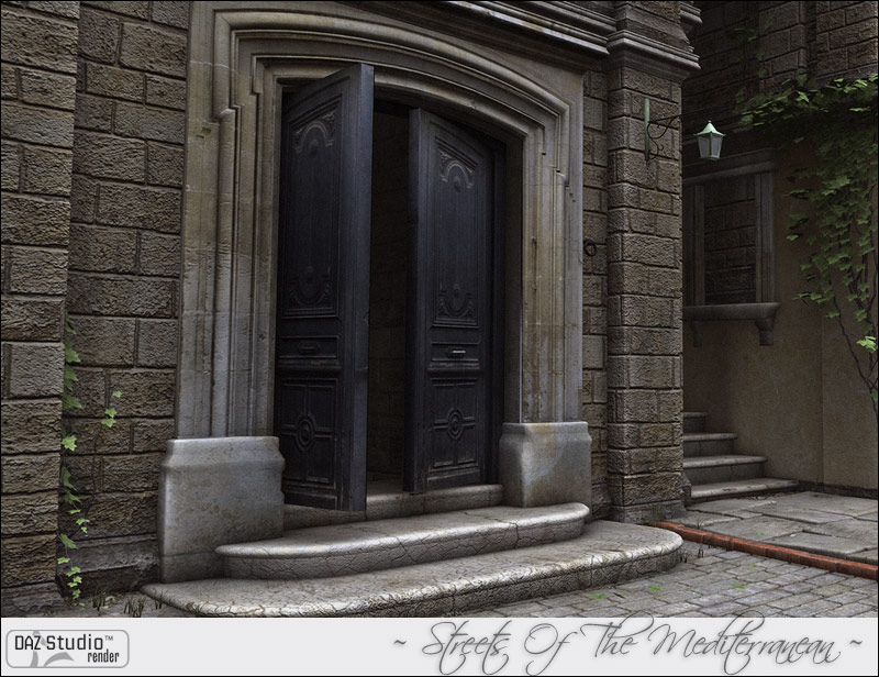 Streets Of The Mediterranean Streets Of The Mediterranean by: Stonemason, 3D Models by Daz 3D