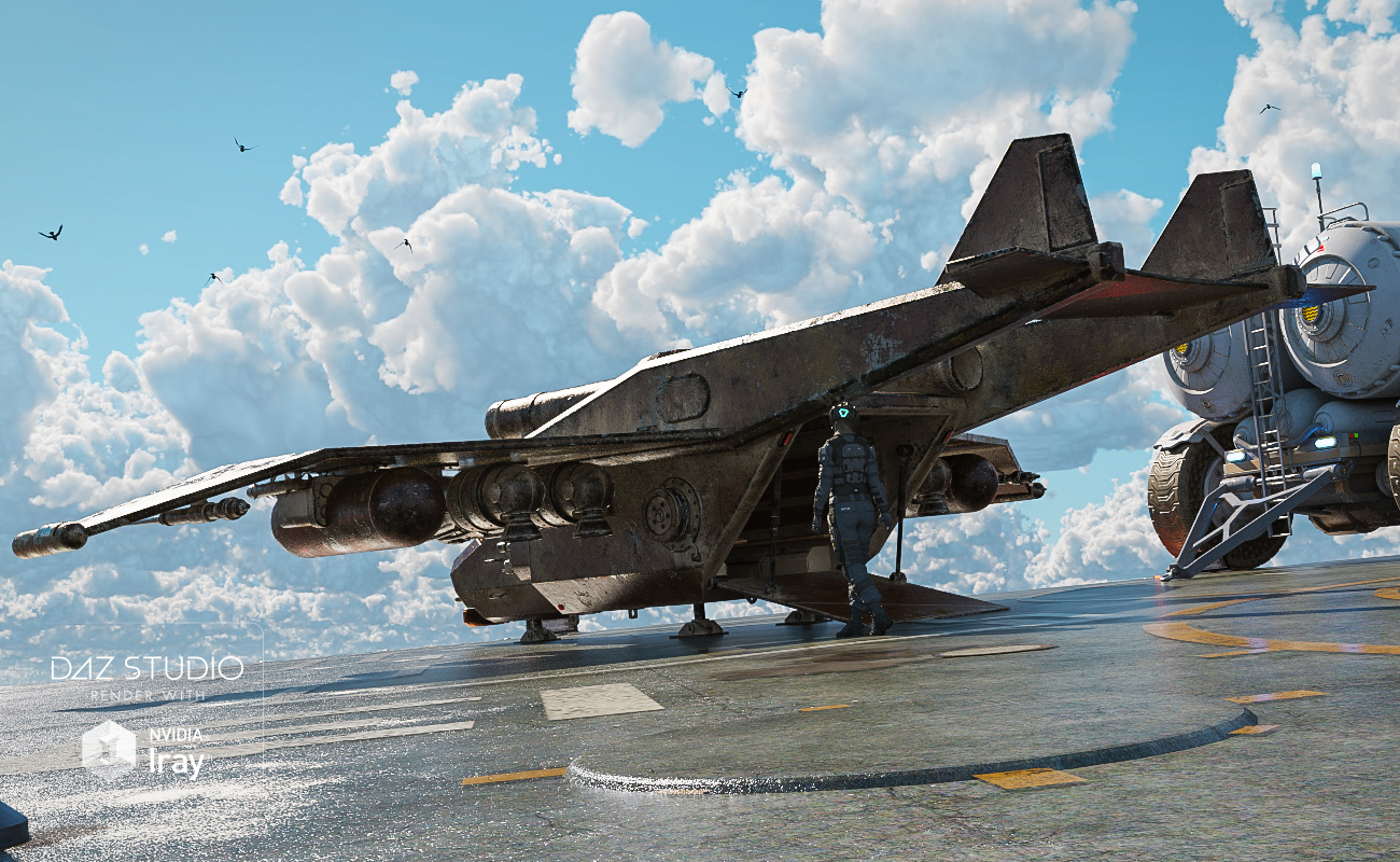 Aircraft Condor : Reconnaisance by: Moonscape GraphicsSade, 3D Models by Daz 3D
