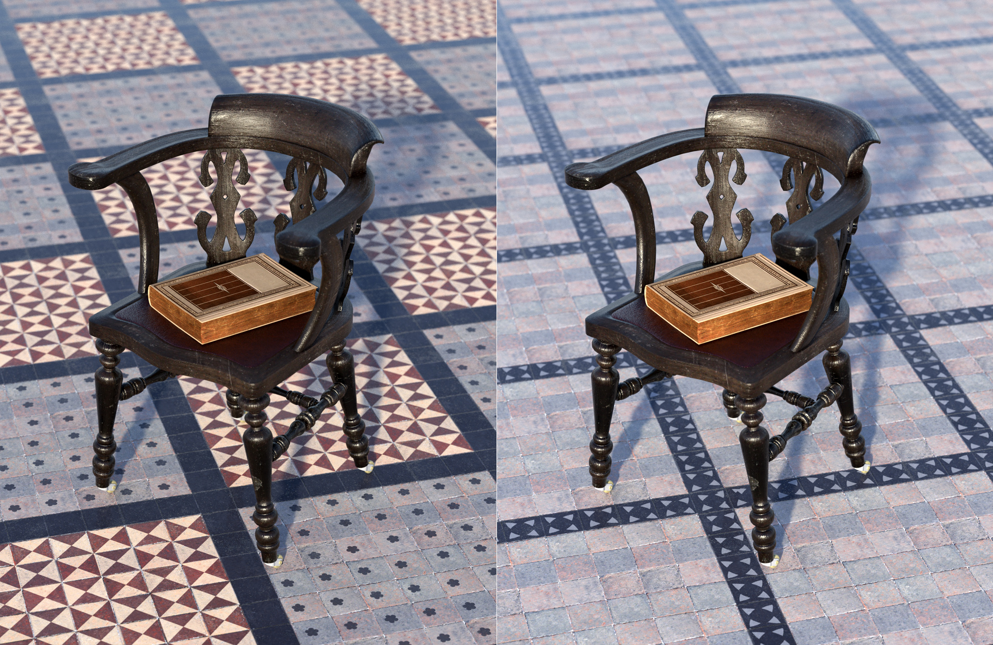 Medieval Church Floor Tile Iray Shaders Vol 3 by: ForbiddenWhispers, 3D Models by Daz 3D