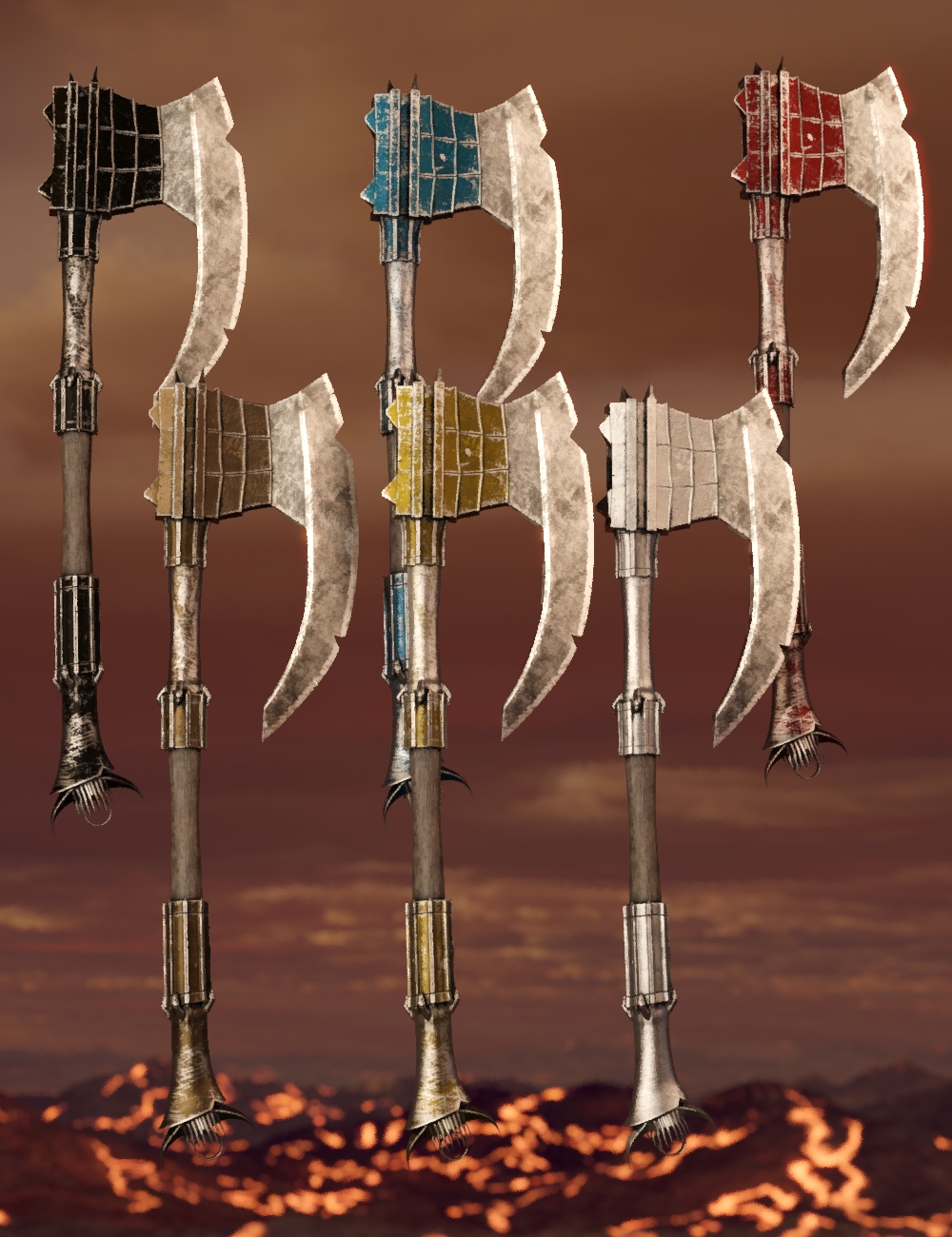 Vaelrog Weapons Collection by: Britech, 3D Models by Daz 3D