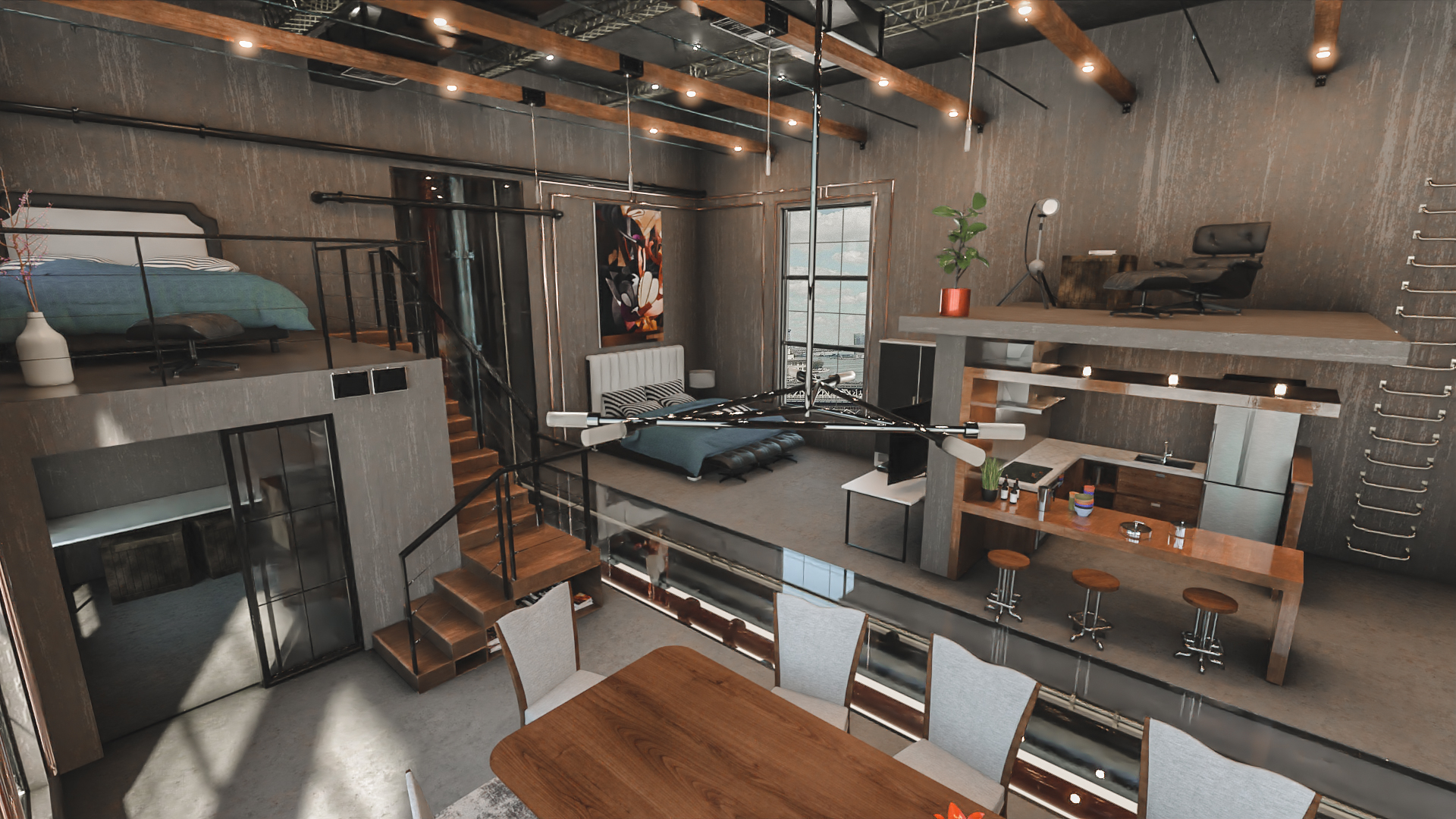 New Brooklyn Apartment New Brooklyn Apartment by: clacydarch3d, 3D Models by Daz 3D