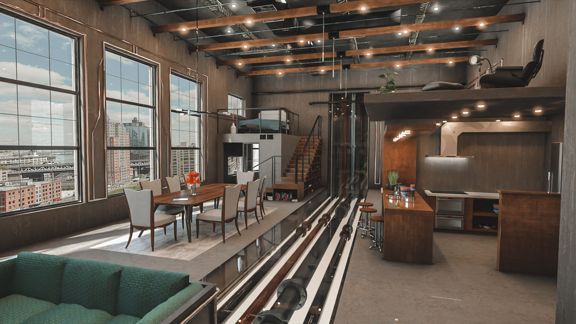 New Brooklyn Apartment New Brooklyn Apartment by: clacydarch3d, 3D Models by Daz 3D