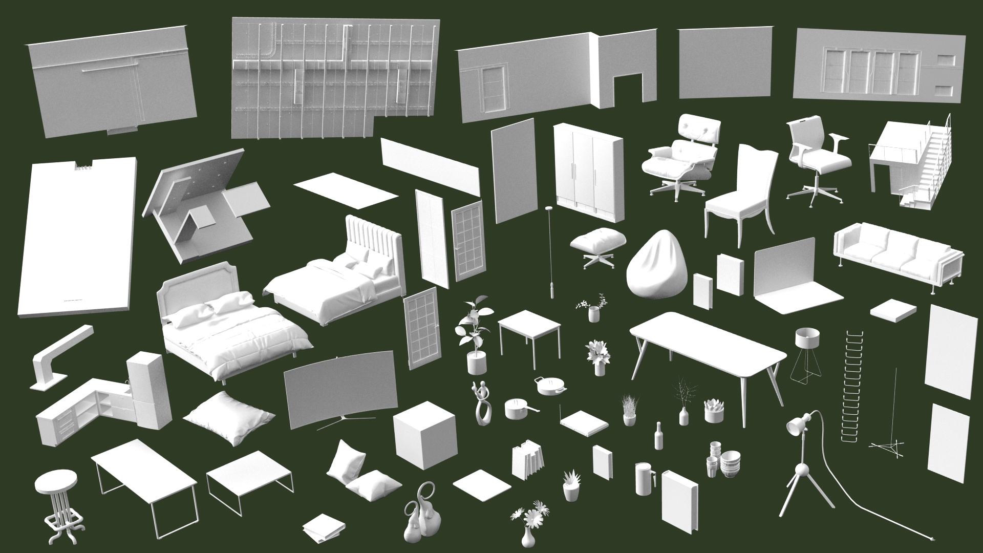 New Brooklyn Apartment New Brooklyn Apartment by: clacydarch3d, 3D Models by Daz 3D