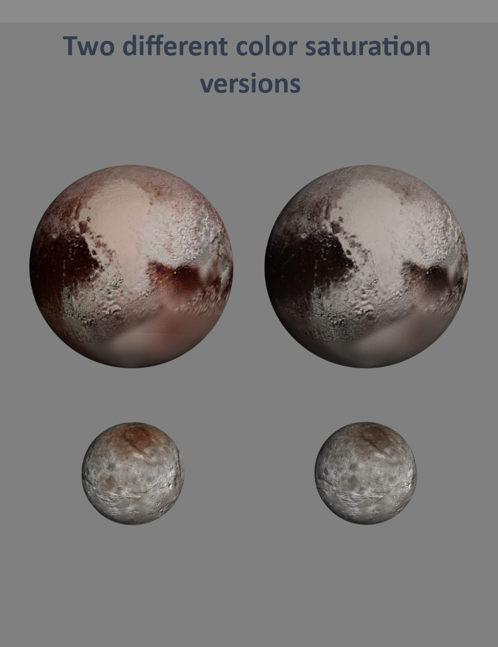 Pluto and Charon by: Alvin Bemar, 3D Models by Daz 3D
