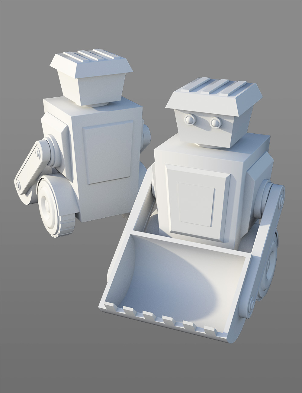 Construction Bot by: , 3D Models by Daz 3D