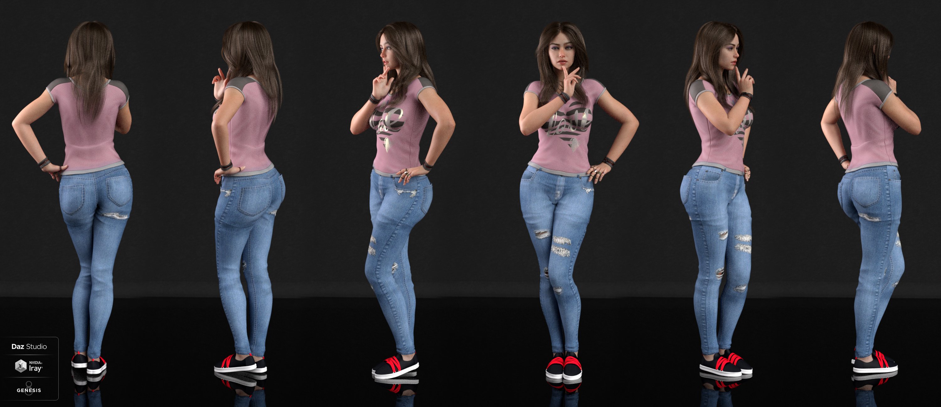 Lovisa HD For Genesis 8 Female by: iSourceTextures, 3D Models by Daz 3D