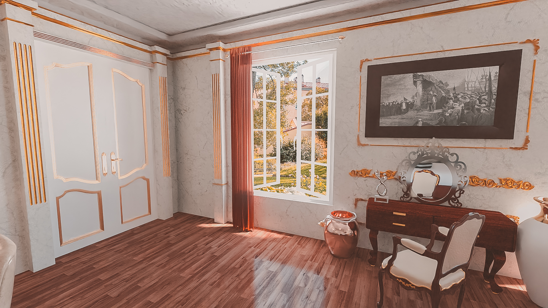 Russian Bedroom Russian Bedroom by: Tesla3dCorp, 3D Models by Daz 3D